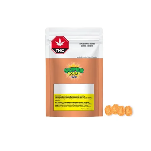 Product image of Peach Mango Madness 1:1 - Chuz - Gummies
