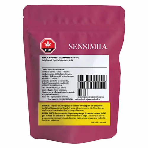THCa Liquid Diamonds - Sensimila - 510 Cartridge