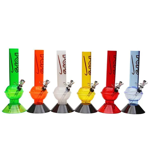 Product image of 10" Skinny Bubble Base Acrylic Bong