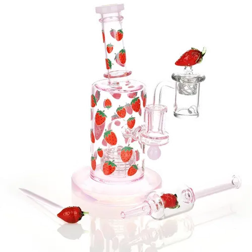 Product image of Pulsar, 8'' 14mm Female Fruit Series Glow in the Dark Rig Kit