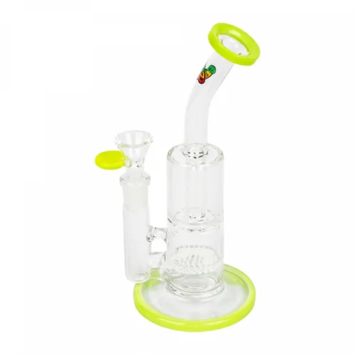 iRie, 8" Irieshun Bubbler w/ Honeycomb Perc & Splash Guard