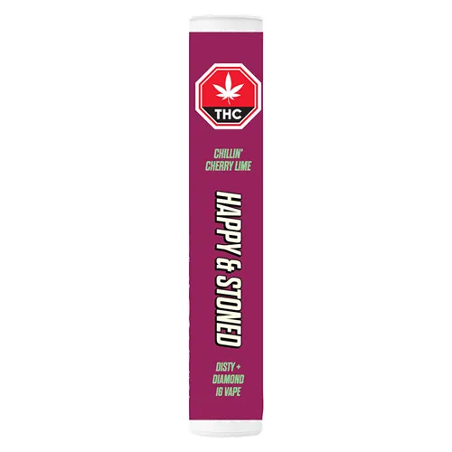 Chillin' Cherry Lime Disty+diamond - Happy & Stoned - 510 Cartridges