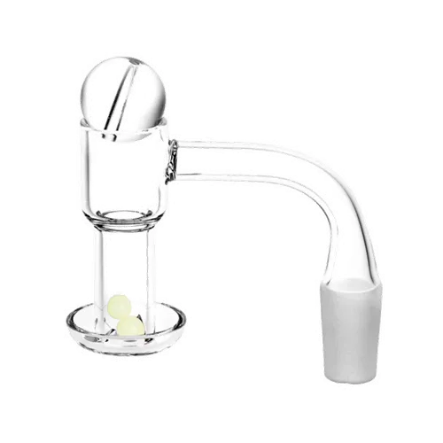 Product image of Quartz Terp Slurper Banger w/ Ball Carb Cap & Glow Terp Beads Set