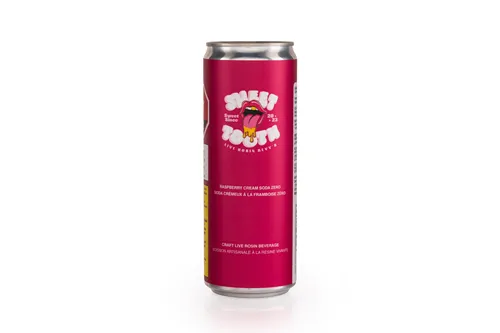 Product image of Raspberry Cream Soda Zero Live Rosin - Sweet Tooth - THC Drinks