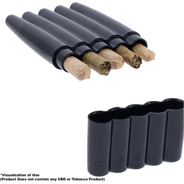 Product image of KushRx, Plastic 5 Cone Case Storage