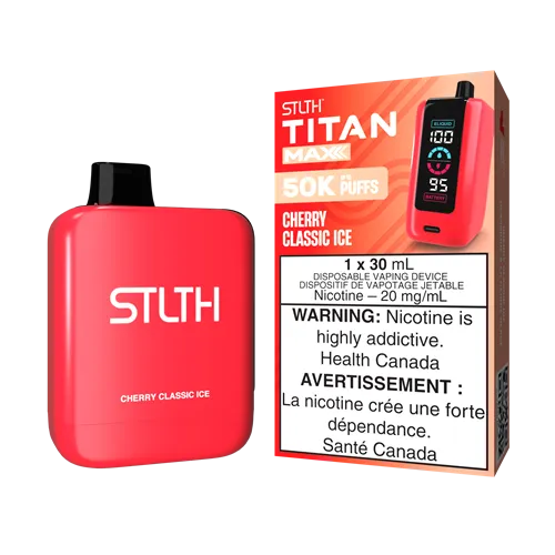 Product image of Cherry Classic Ice - STLTH Titan Max - Disposable