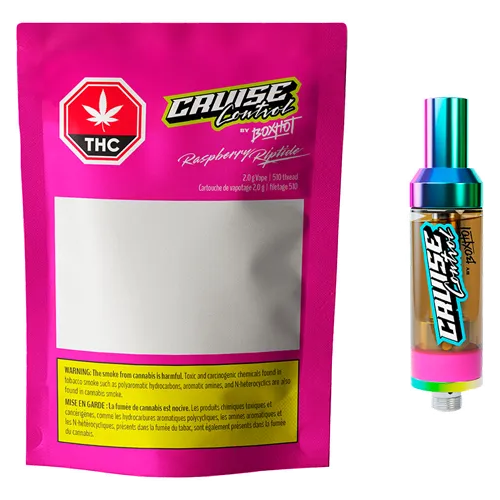 Product image of Raspberry Riptide THC + CBD Cruise Control  - Boxhot - 510 Cartridges