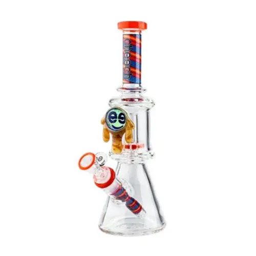 Product image of Cheech, 11" Honey Drip Dual Chamber Beaker Glass Bong