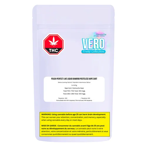 Peach Perfect Live Liquid Diamond - Vero - 510 Cartridges