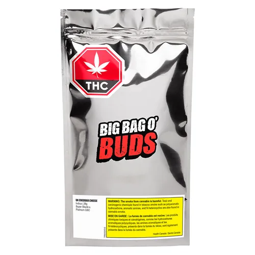 UK Cheddar Cheese - Big Bag O' Buds - Dried Flower