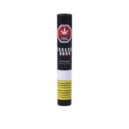 Product image of Big Willie Live Resin Infused - Contraband - Pre-Roll