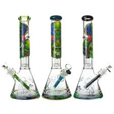 Product image of Cheech, 16" 12mm Base Alien Decal Beaker