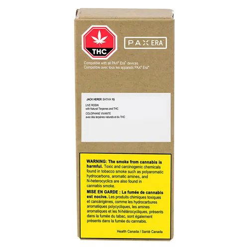 Jack Herer Live Rosin - PAX ERA - Closed Loop Pods