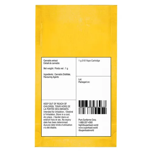 Passionfruit Salute Liquid Diamonds - Super Toast - 510 Cartridges