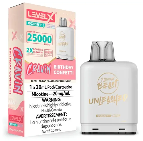 Product image of Birthday Confetti - Flavour Beast Unleashed x Level X G2 Boost - Pod