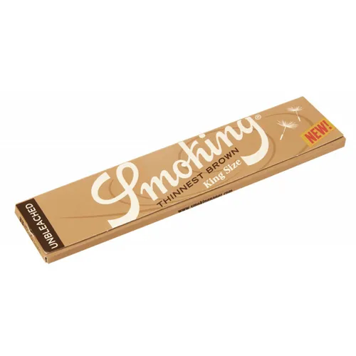 Product image of Smoking, Thinnest Brown King Size Rolling Papers