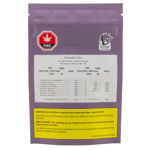 Charlotte's Glue - Virtue Cannabis - Joints