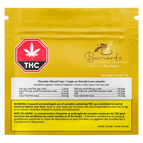 Almond Butter Cups - Bernard's Cannabis Creations - Chocolate