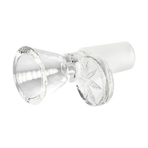 Product image of Red Eye Glass, 14mm Cone Pull-Out with Leaf