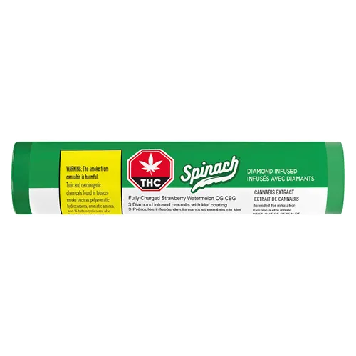 Fully Charged Strawberry Watermelon OG CBG - Spinach - Infused Joints