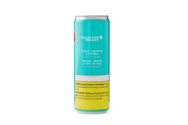 Product image of Island Time (Mango Pineapple & Coconut) Sparkling Juice - Collective Project - THC & CBD Drinks
