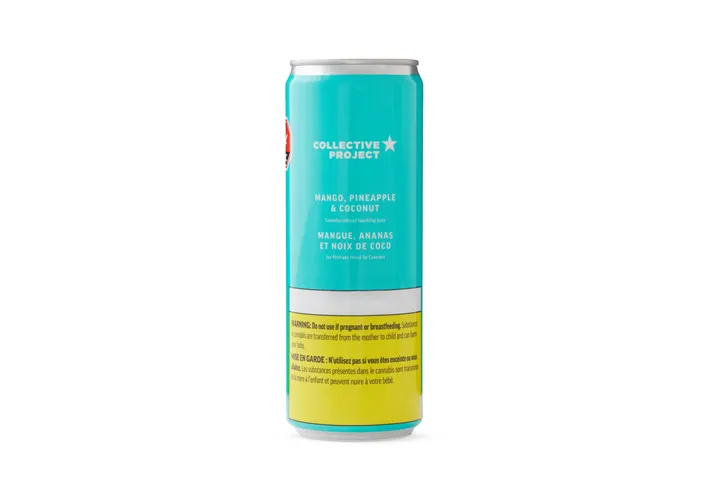 Product image of Island Time (Mango Pineapple & Coconut) Sparkling Juice - Collective Project - THC & CBD Drinks