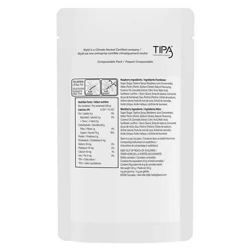 Real Fruit Mixed Berry CBD - Wyld CBD - Gummies