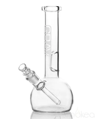 Product image of Grav, 8" Round Base Bong w/ Fixed Downstem