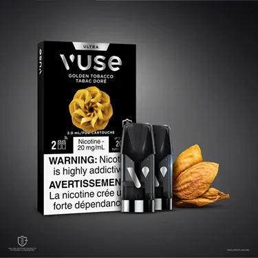 Product image of Golden Tobacco 2 Pack - Vuse Ultra - Pods