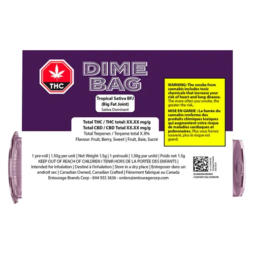 Tropical Sativa BFJ - Dime Bag - Joints