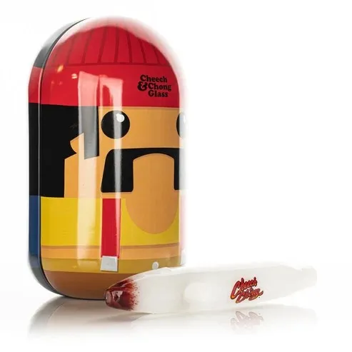 Product image of Cheech & Chong, 6" Hand Pipe w/ Collectable Tin