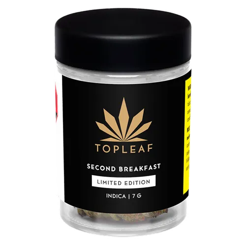 Second Breakfast (Hydroponic) LTO - Top leaf - Dried Flower