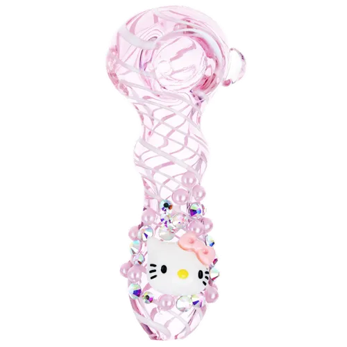 Product image of Greeting Kitty Glass Spoon Pipe