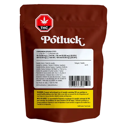 Cinnamon Sticks - Potluck - Disposable