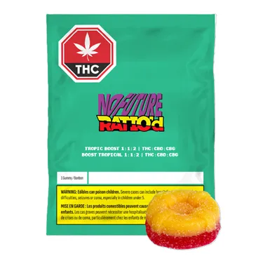 Product image of Ratio'd Tropic Boost 1:1:2 THC/CBD/CBG - No Future - Gummies