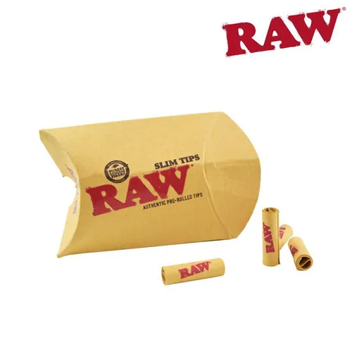 Product image of RAW, Pre-Rolled Unbleached Rolling Tips