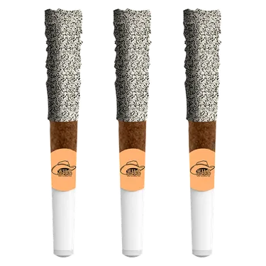 Product image of 60+ Peach Pony Diamond Dipped Blunts - Wild West - Infused Blunts