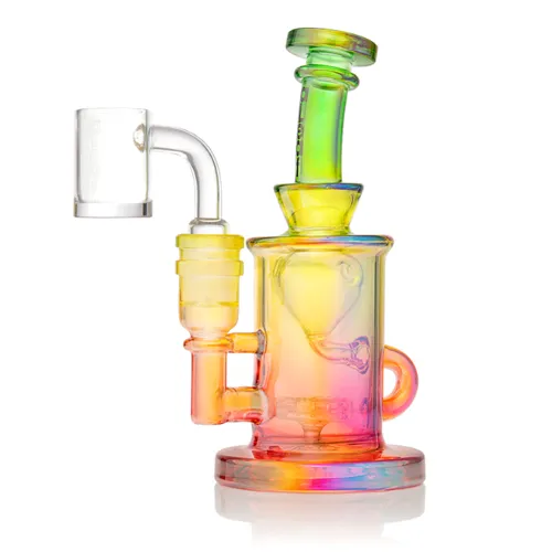 Product image of Ombre UFO Perk Recycler Glass Rig