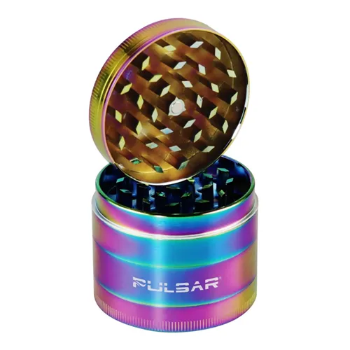 Product image of Pulsar, 4-Piece Anodized Zinc Grinder 2.5"