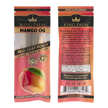 Product image of King Palm, Mini Pre-Rolled Cones 2pk
