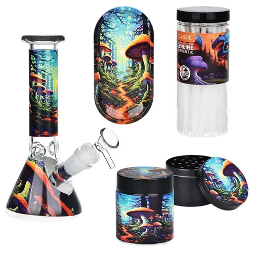 Product image of Glass Beaker Water Pipe Smoking Set