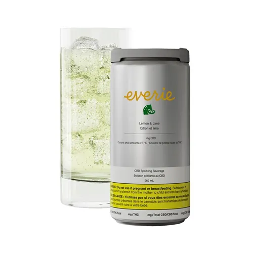 Product image of Lemon and Lime CBD - Everie - Sparkling Water