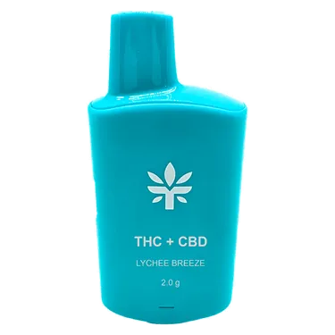 Product image of 3:2 THC:CBD Eaze AIO Lychee Breeze - TYTAN Mega Effects - Disposables
