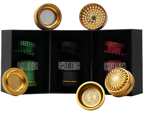 Product image of Cheech, 2.5" 4-Piece Quick Release Grinder w/ Ashtray