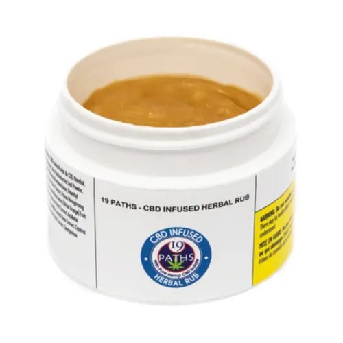Product image of CBD Infused Herbal Rub Cream - 19 Paths - Infused Body