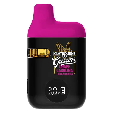 Product image of Gassers Grape Gasolina Liquid Diamonds AIO - Claybourne - Disposables
