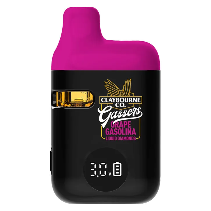 Product image of Gassers Grape Gasolina Liquid Diamonds AIO - Claybourne - Disposables