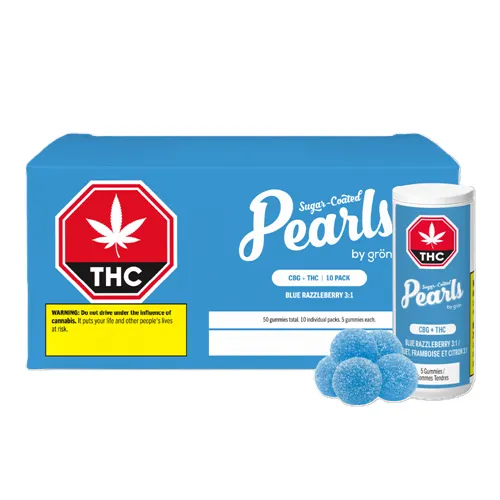 Blue Razzleberry 3:1 CBG/THC - Pearls - Gummies