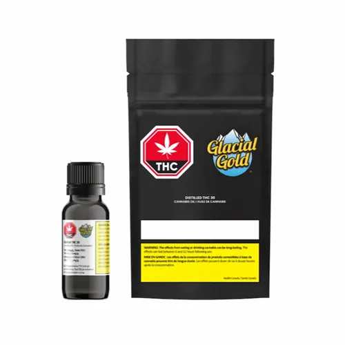 Product image of MAX THC 30 Drops - Glacial Gold - Ingestible Oil