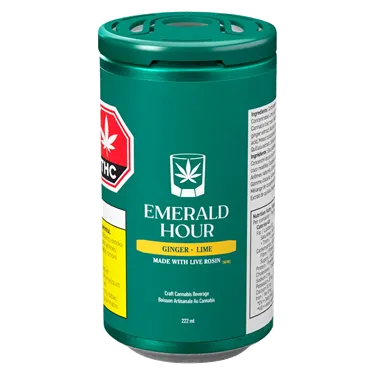 Product image of Ginger Lime - Emerald Hour - THC Drinks
